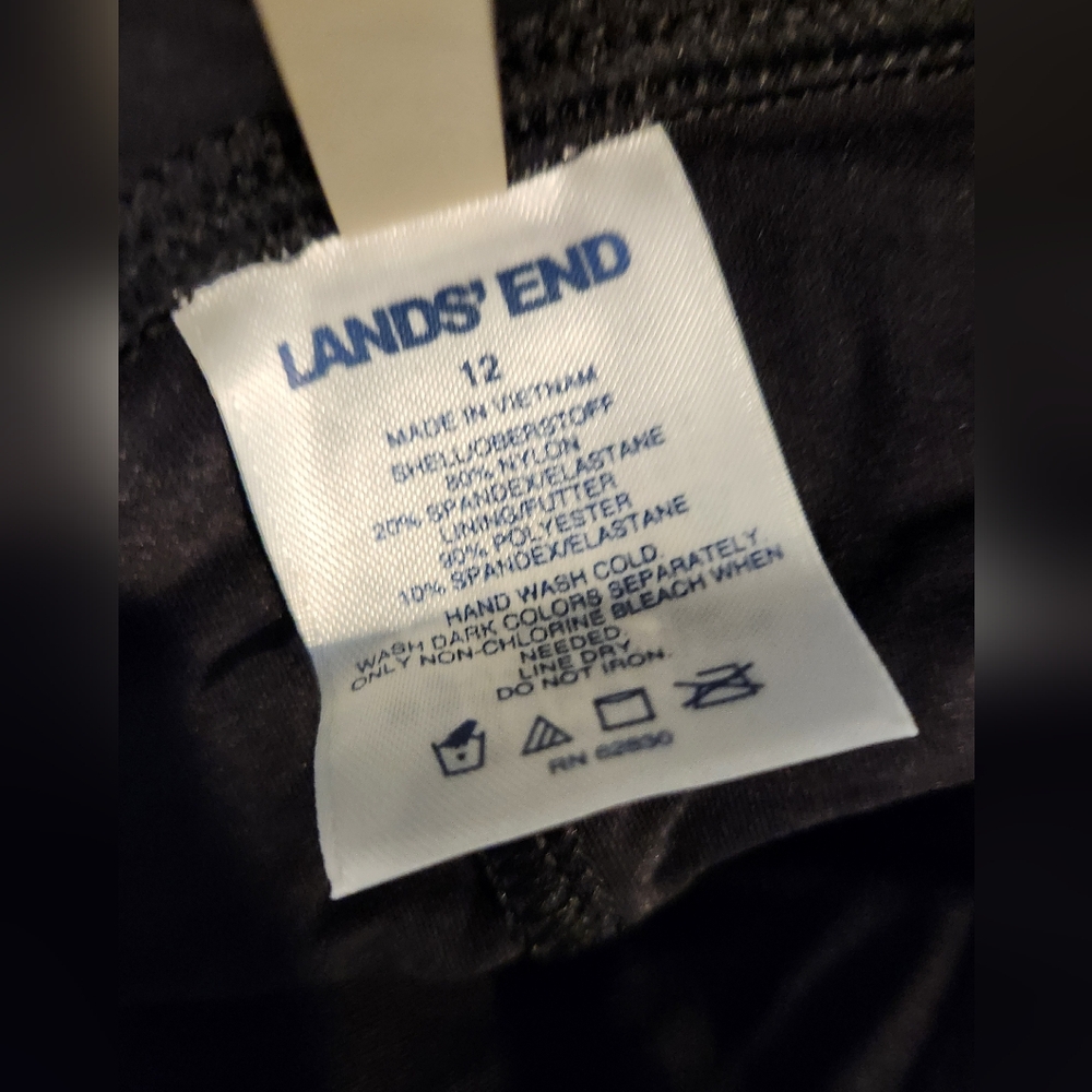 Women's Lands' End Swimsuit Set, Size Top L And Bottom M - Picture 13 of 16